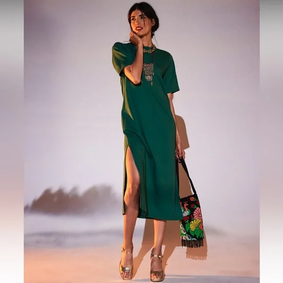 RW&CO Emerald Tshirt Dress - Picture 3 of 5